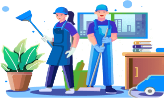 Commercial cleaning service icon